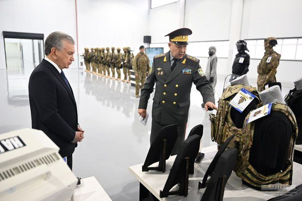 Shavkat Mirziyoyev launches military equipment production unit 4