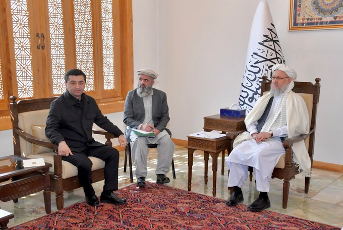 Foreign Minister Saidov meets with top Taliban officials