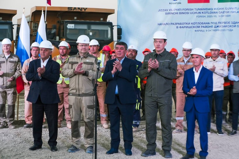 Foundation pit excavation for Jizzakh small scale nuclear plant project commenced 3